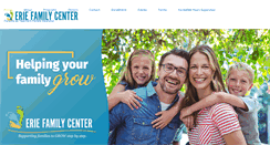 Desktop Screenshot of eriefamilycenter.org