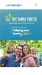 Mobile Screenshot of eriefamilycenter.org